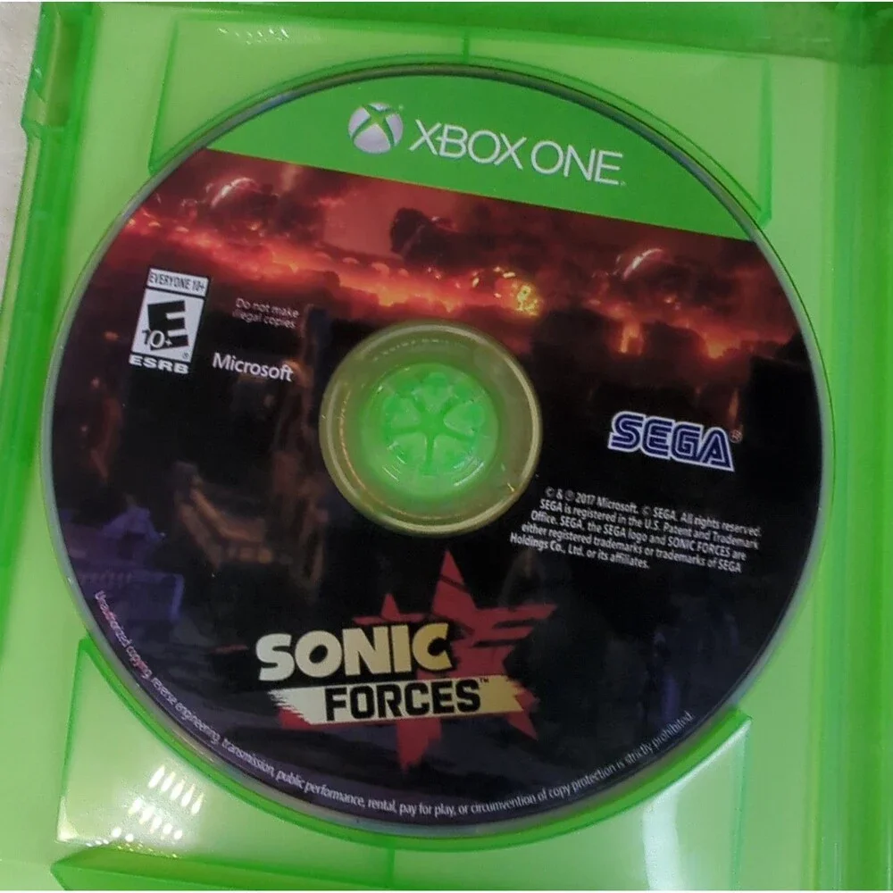 Sonic Forces (Microsoft Xbox One, 2017) Complete Tested X-Enhanced Hedgehog